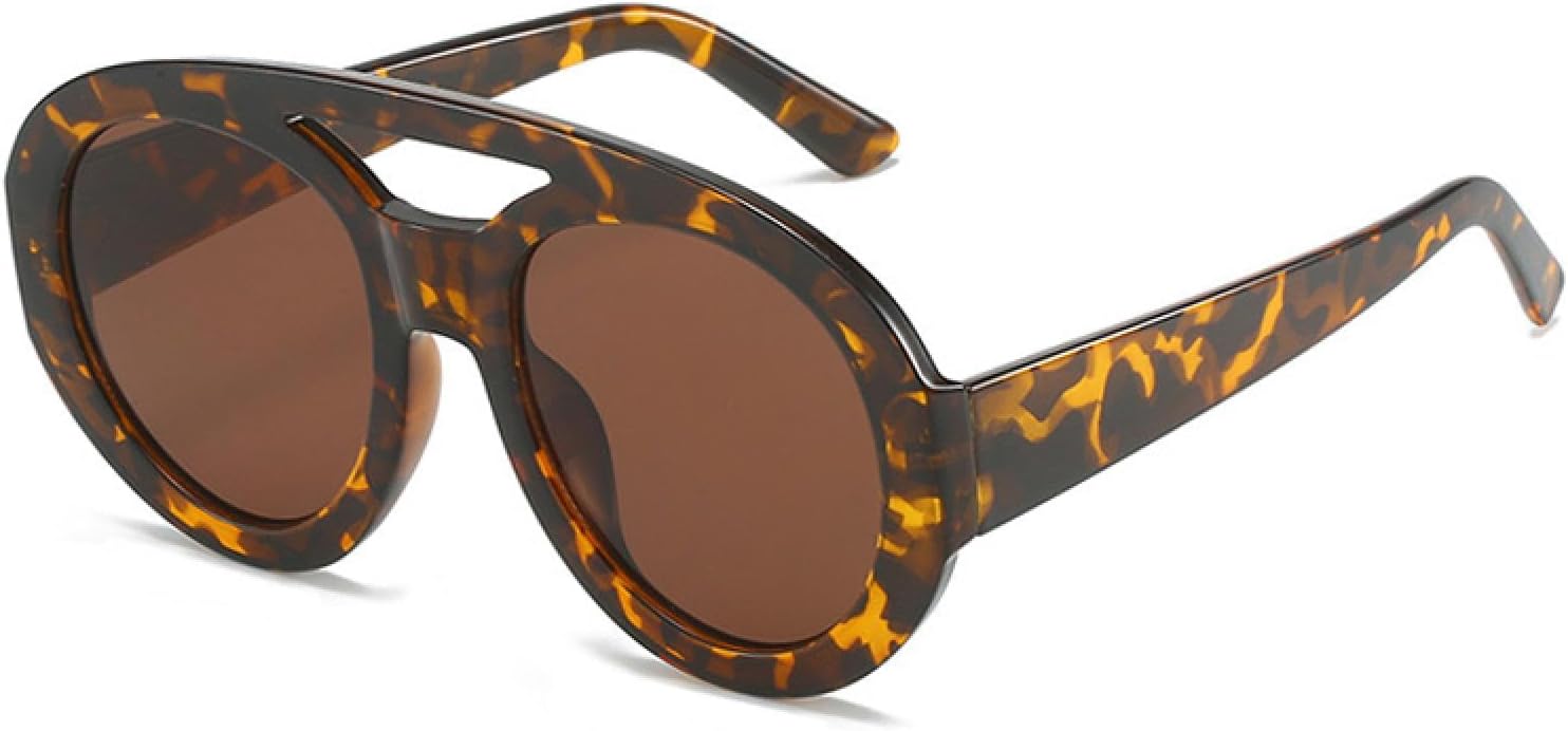 Винтажные женские круглые солнцезащитные очки с двойной перемычкой, модный градиентный дизайн, защита от УФ-излучения UV400, мужские солнцезащитные очки в стиле панк VVTWSSW, Leopard Tea
Винтажные женские круглые солнцезащитные очки с двойной перемычкой, модный градиентный дизайн, защита от УФ-излучения UV400, мужские солнцезащитные очки в стиле панк VVTWSSW, Leopard Tea