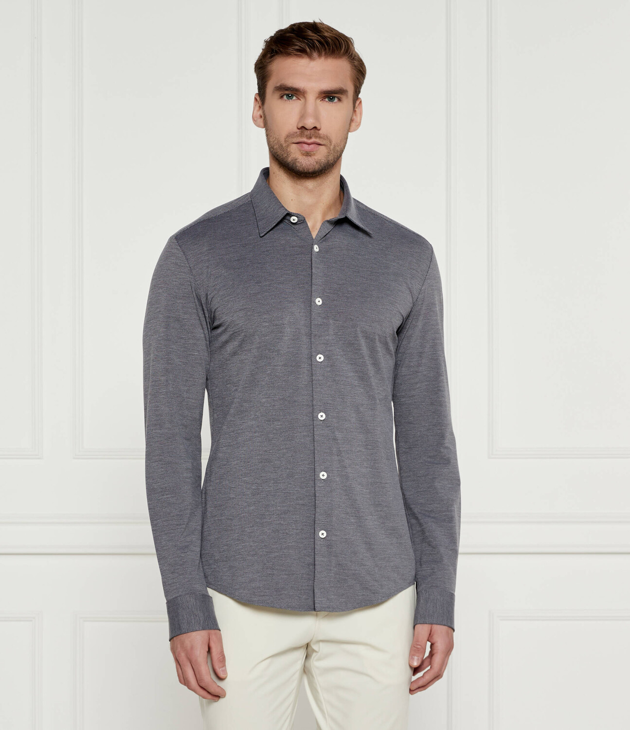 Рубашка BOSS BLACK P-ROAN-kent Slim Fit, серый
Рубашка BOSS BLACK P-ROAN-kent Slim Fit, серый