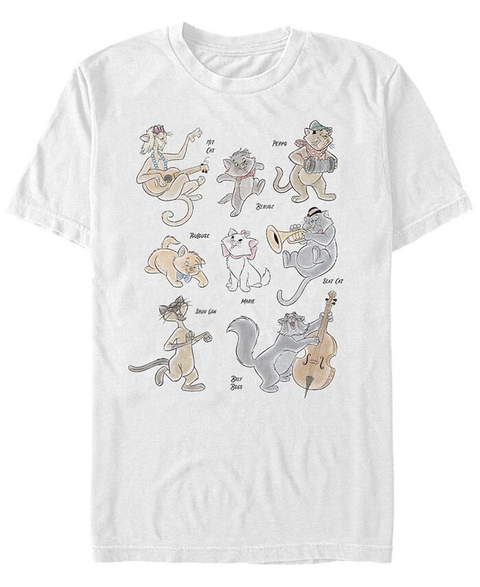 Мужская футболка с короткими рукавами Aristocats Group с круглым вырезом Fifth Sun, белый
Мужская футболка с короткими рукавами Aristocats Group с круглым вырезом Fifth Sun, белый