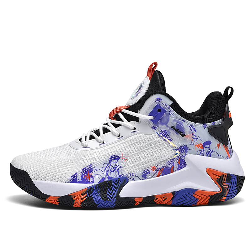 TONYBEAR Высокие дышащие низкие баскетбольные кроссовки мужские бело-фиолетовые, цвет White Purple 
TONYBEAR Высокие дышащие низкие баскетбольные кроссовки мужские бело-фиолетовые, цвет White Purple