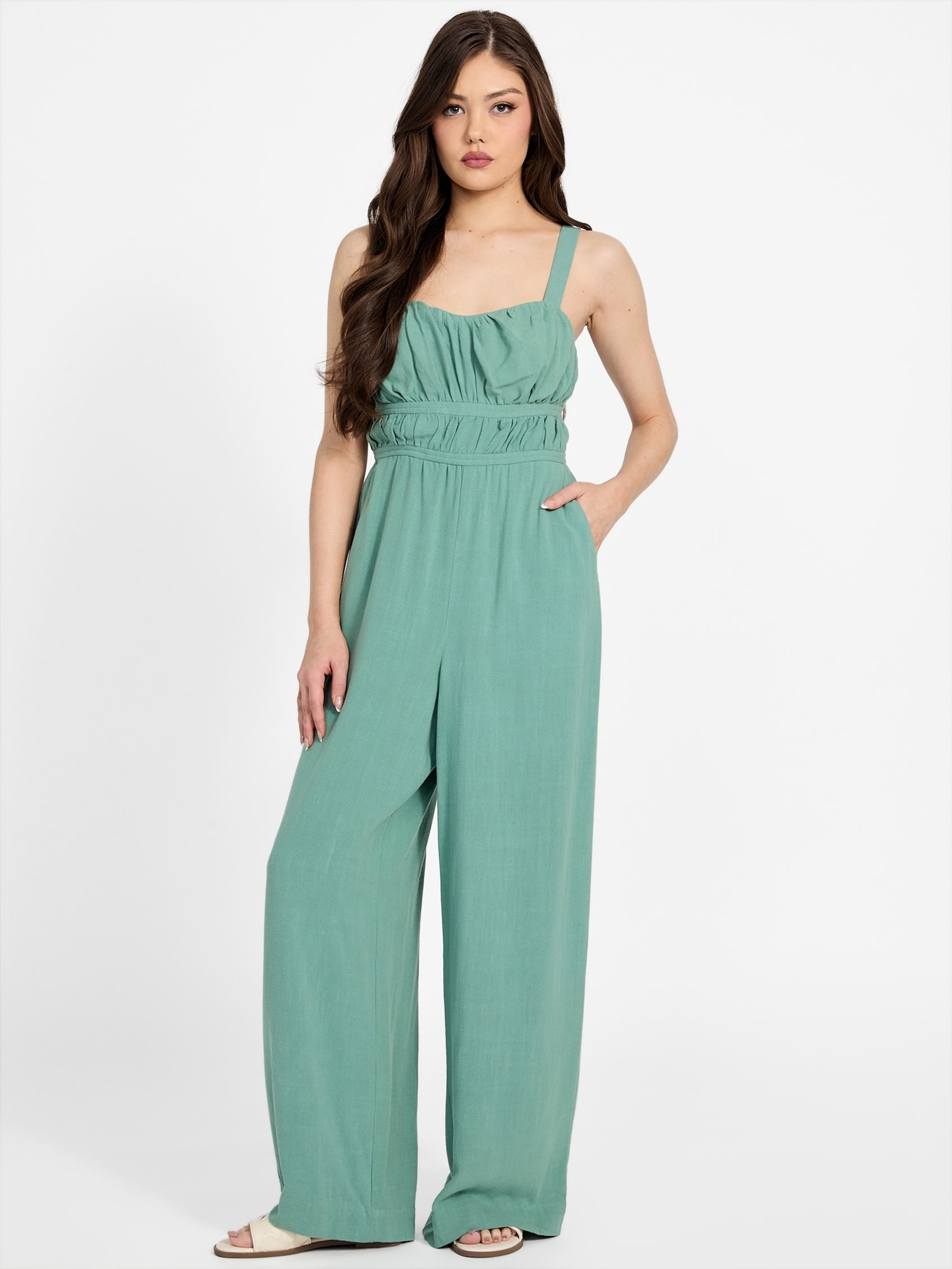 Бренда Линен комбинезон Guess Factory, Deeper Sea
Бренда Линен комбинезон Guess Factory, Deeper Sea