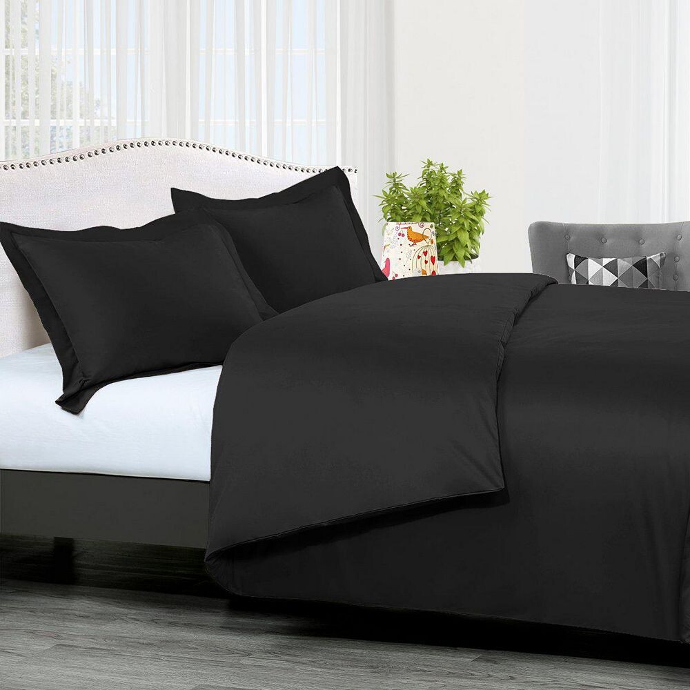 Комплект пододеяльников из 100% хлопка плотностью 300 нитей Egyptian Linens, черный
Комплект пододеяльников из 100% хлопка плотностью 300 нитей Egyptian Linens, черный