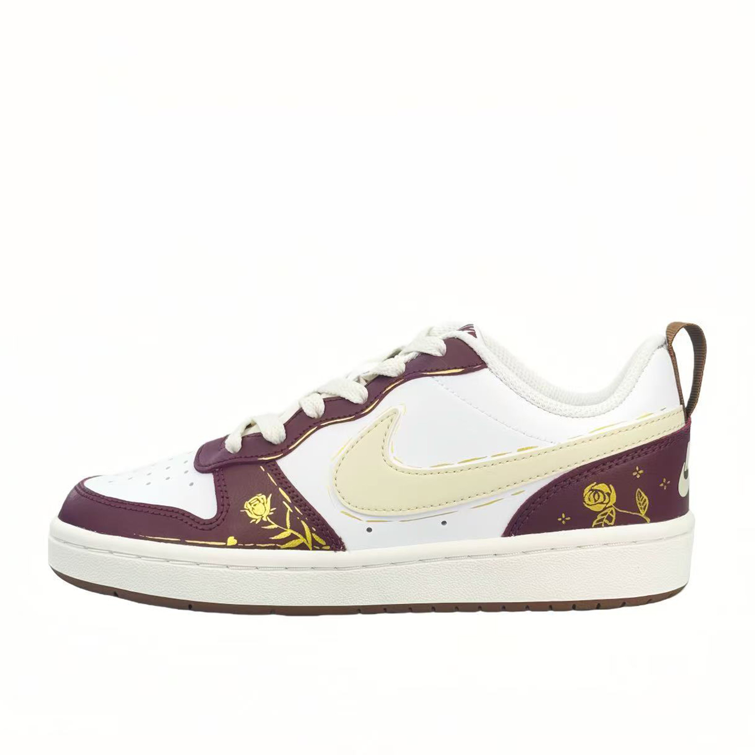 Скользящие, устойчивые к истиранию, дышащие низкие детские скейтбординг кроссовки court borough golden rose dream Nike, темно-красный
Скользящие, устойчивые к истиранию, дышащие низкие детские скейтбординг кроссовки court borough golden rose dream Nike, темно-красный