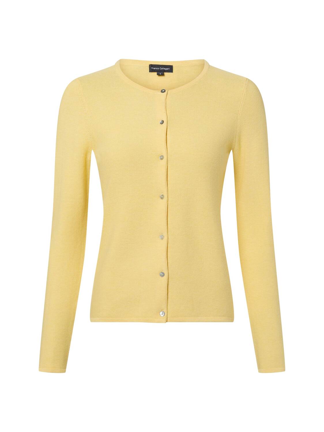 Franco Callegari Вязаный кардиган желтого цвета
Franco Callegari Вязаный кардиган желтого цвета