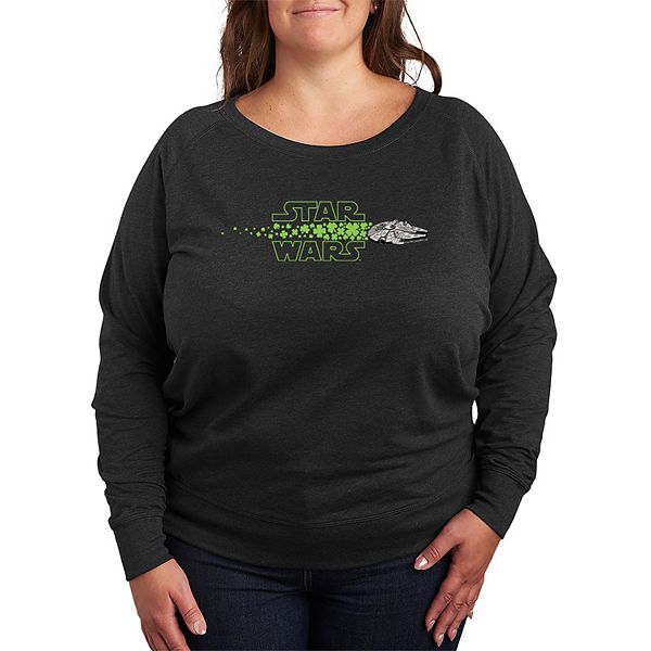Футболка с длинным рукавом French Terry Plus Size с логотипом Millennium Falcon ко Дню Святого Патрика Star Wars, Heather Charcoal, Черный, Футболка с длинным рукавом French Terry Plus Size с логотипом Millennium Falcon ко Дню Святого Патрика Star Wars, H
Футболка с длинным рукавом French Terry Plus Size с логотипом Millennium Falcon ко Дню Святого Патрика Star Wars, Heather Charcoal, Черный, Футболка с длинным рукавом French Terry Plus Size с логотипом Millennium Falcon ко Дню Святого Патрика Star Wars, H