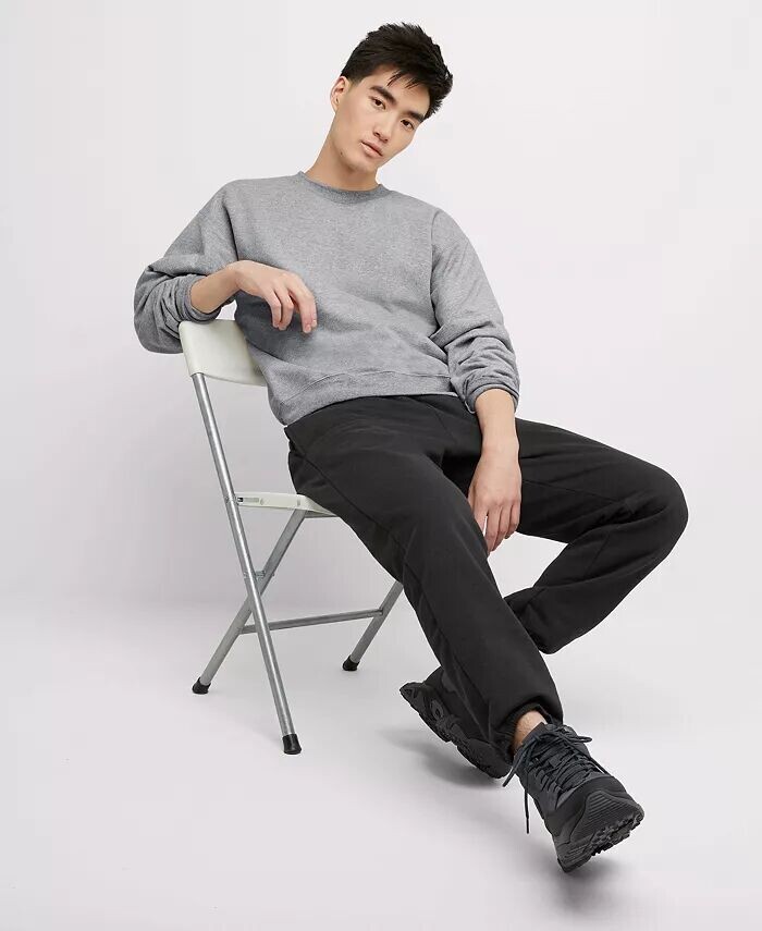 Мужская толстовка с круглым вырезом Ultimate из тяжелого флиса Hanes, серый
Мужская толстовка с круглым вырезом Ultimate из тяжелого флиса Hanes, серый