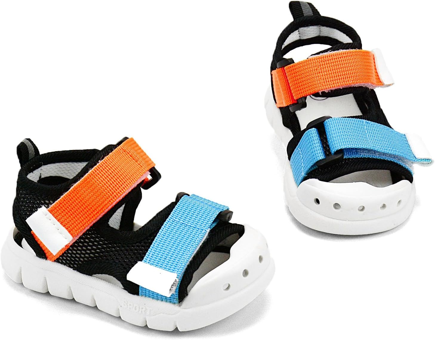 Детские спортивные сандалии OAISNIT для мальчиков и девочек, легкие, с противоскользящей резиновой подошвой, для пляжа и воды, летние ходунки для малышей, голубой
Детские спортивные сандалии OAISNIT для мальчиков и девочек, легкие, с противоскользящей резиновой подошвой, для пляжа и воды, летние ходунки для малышей, голубой