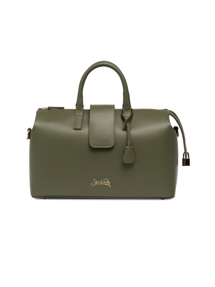 Кожаная сумка-трансформер Boston Silver & Riley, зеленый
Кожаная сумка-трансформер Boston Silver & Riley, зеленый