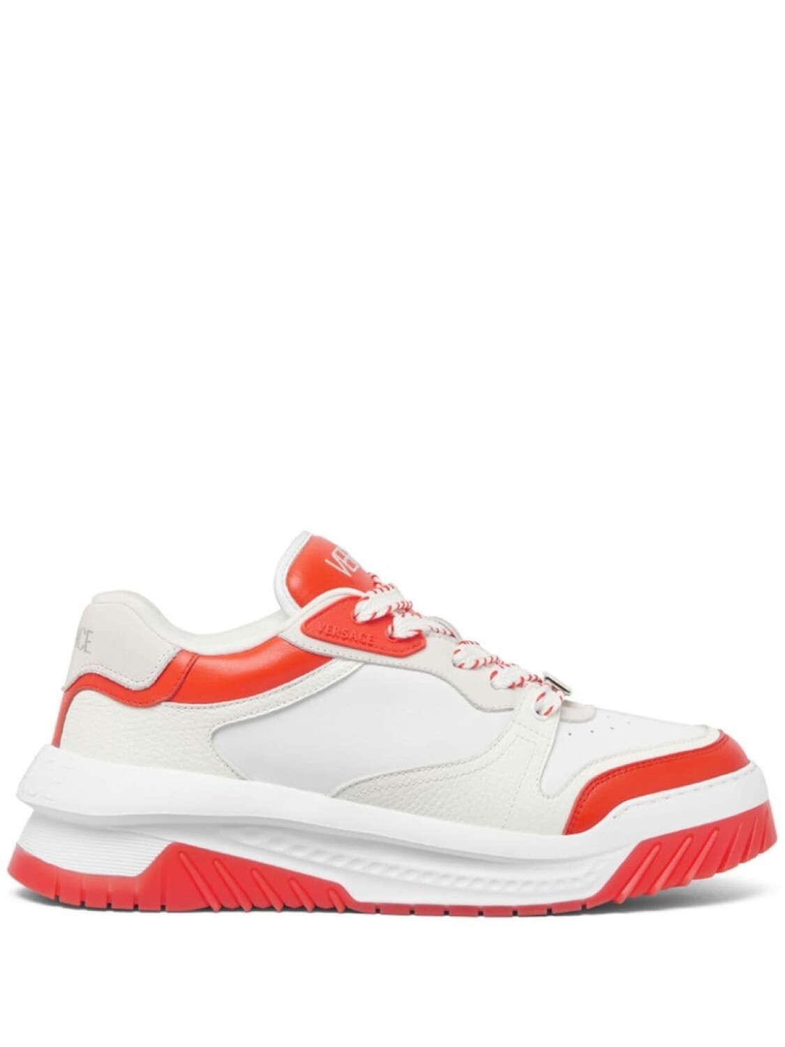 Versace массивные кроссовки со вставками, белый
Versace массивные кроссовки со вставками, белый