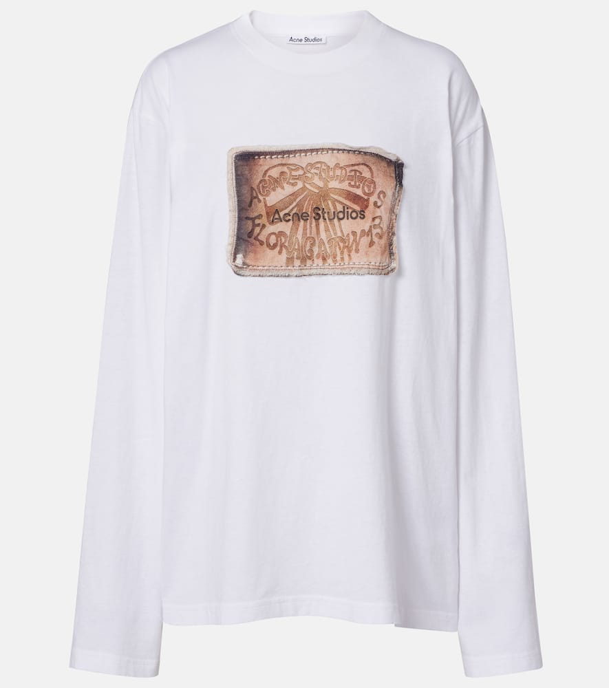 Хлопковая футболка Acne Studios, White
Хлопковая футболка Acne Studios, White
