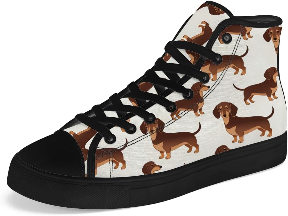 Мужские и женские высокие кеды с таксой на холщовой подошве, кеды с высокой шнуровкой, повседневная обувь Chebing, 619 Brown
Мужские и женские высокие кеды с таксой на холщовой подошве, кеды с высокой шнуровкой, повседневная обувь Chebing, 619 Brown