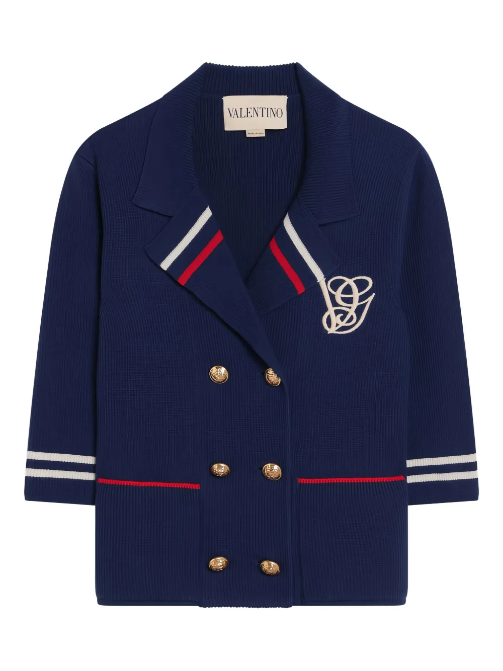 Двубортный пиджак Valentino Garavani, синий
Двубортный пиджак Valentino Garavani, синий