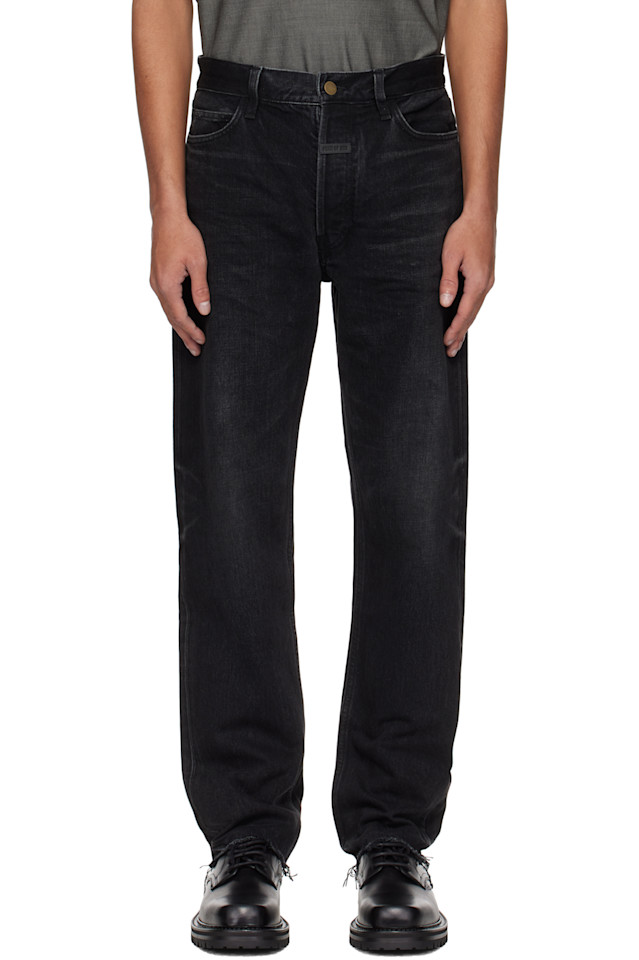 Классические джинсы с пятью карманами Fear Of God, черный
Классические джинсы с пятью карманами Fear Of God, черный