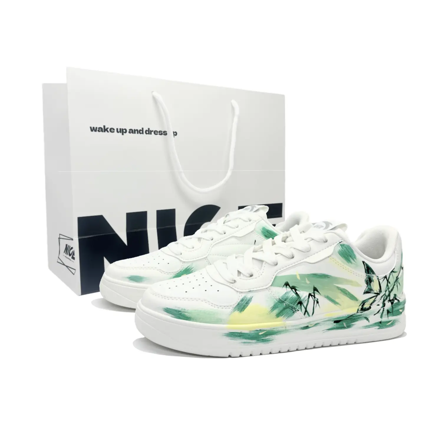 Обувь Casual Unisex Green с расслабленной амортизацией, противоскользящей и износостойкой подошвой, низкие ANTA, Bamboo Shadow Dance Box
Обувь Casual Unisex Green с расслабленной амортизацией, противоскользящей и износостойкой подошвой, низкие ANTA, Bamboo Shadow Dance Box