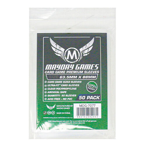 Чехол для карточек Mayday Premium 50 Clear Standard Card Sleeves 63.5 X 88Mm Mayday Games
Чехол для карточек Mayday Premium 50 Clear Standard Card Sleeves 63.5 X 88Mm Mayday Games