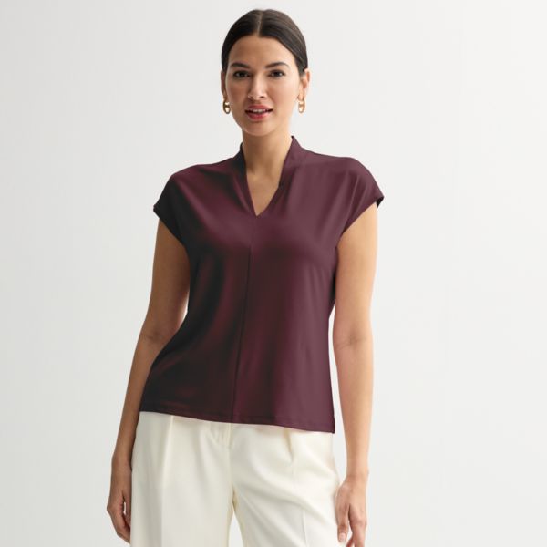 Женский джемпер с V-образным вырезом Nine West, цвет maddie plum
Женский джемпер с V-образным вырезом Nine West, цвет maddie plum