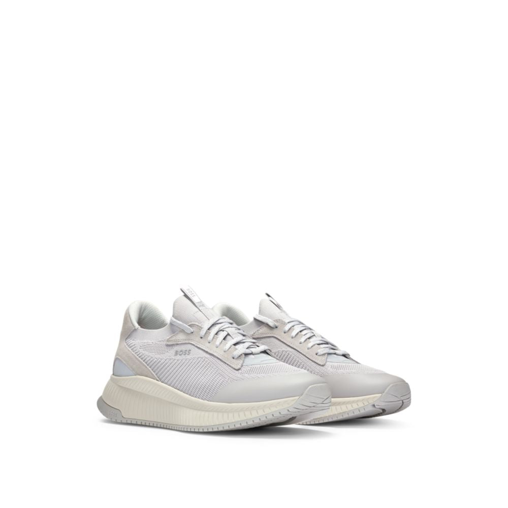 Кроссовки TTNM EVO с вязаным верхом BOSS, светло-серый
Кроссовки TTNM EVO с вязаным верхом BOSS, светло-серый