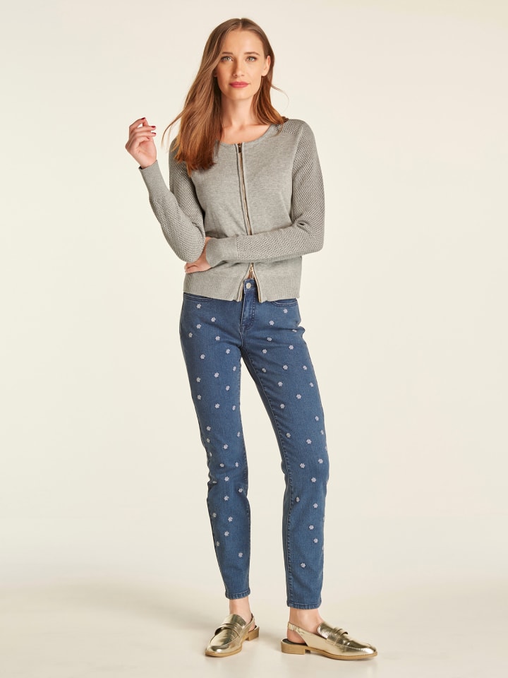 Кардиган тонкой вязки серого меланжа Heine
Кардиган тонкой вязки серого меланжа Heine