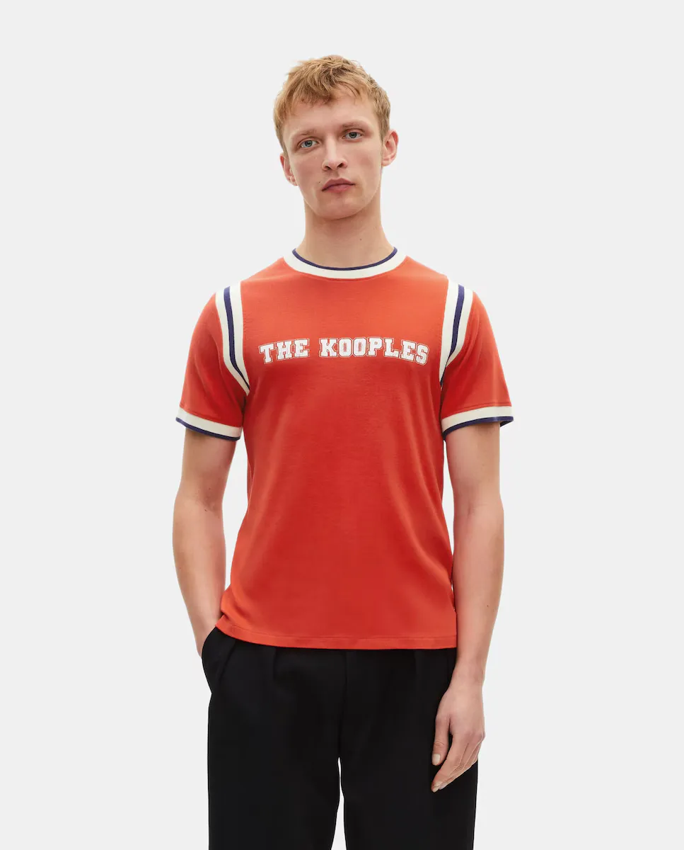 Мужская футболка с красным логотипом The Kooples, красный
Мужская футболка с красным логотипом The Kooples, красный