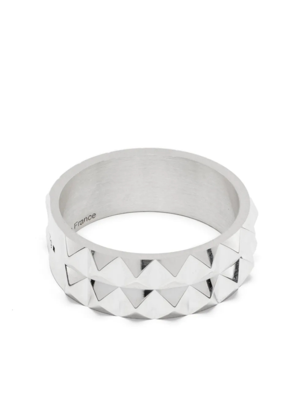 Кольцо Le Gramme 7G с гильошированной пирамидкой и лентой, серебристый
Кольцо Le Gramme 7G с гильошированной пирамидкой и лентой, серебристый