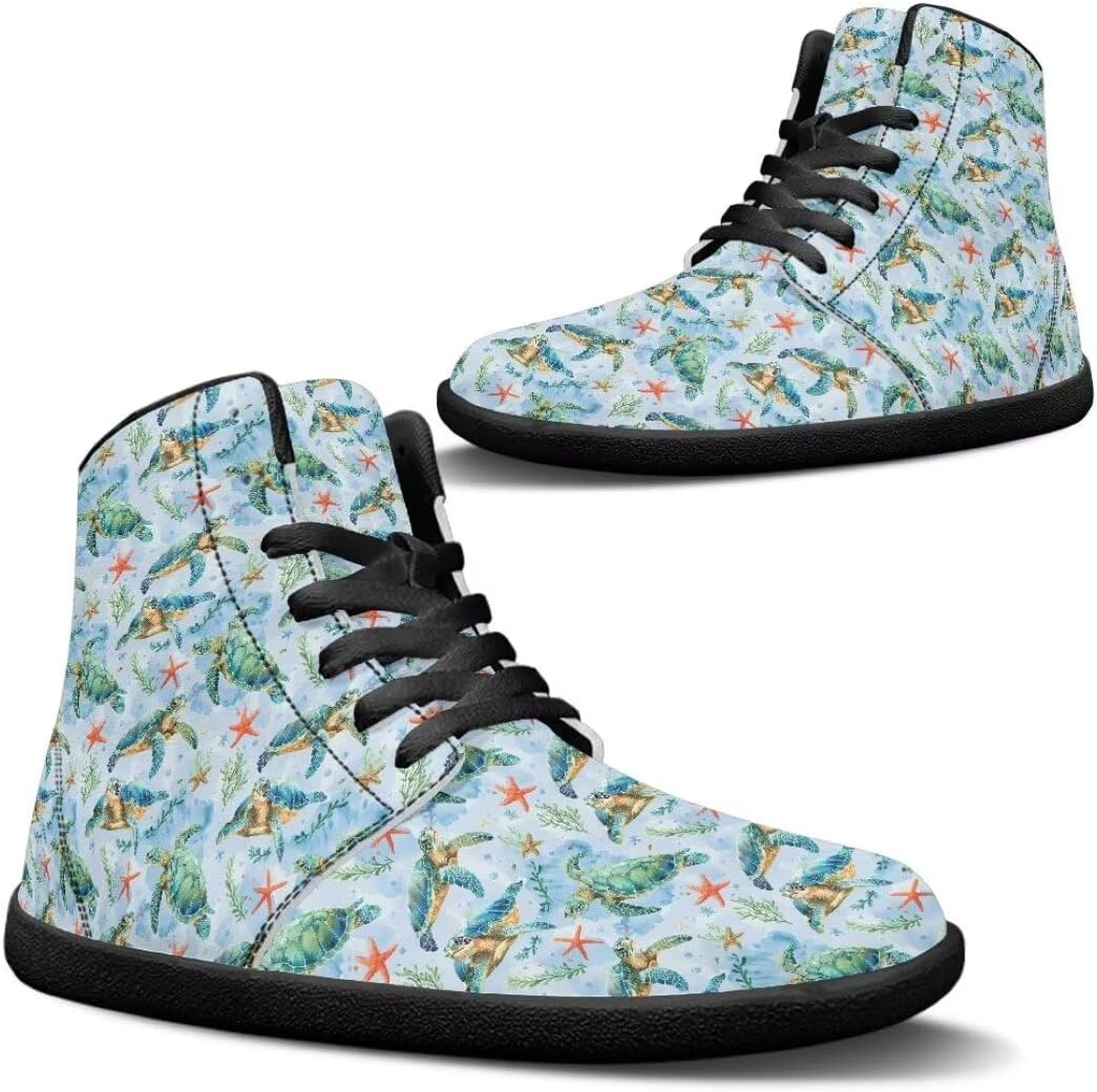 Кроссовки для мужчин, обувь с нулевым перепадом для мужчин, обувь для пальцев, противоскользящие высокие кроссовки с нулевым перепадом подошвы для походов Getelinseng, Sea Turtle Pattern
Кроссовки для мужчин, обувь с нулевым перепадом для мужчин, обувь для пальцев, противоскользящие высокие кроссовки с нулевым перепадом подошвы для походов Getelinseng, Sea Turtle Pattern