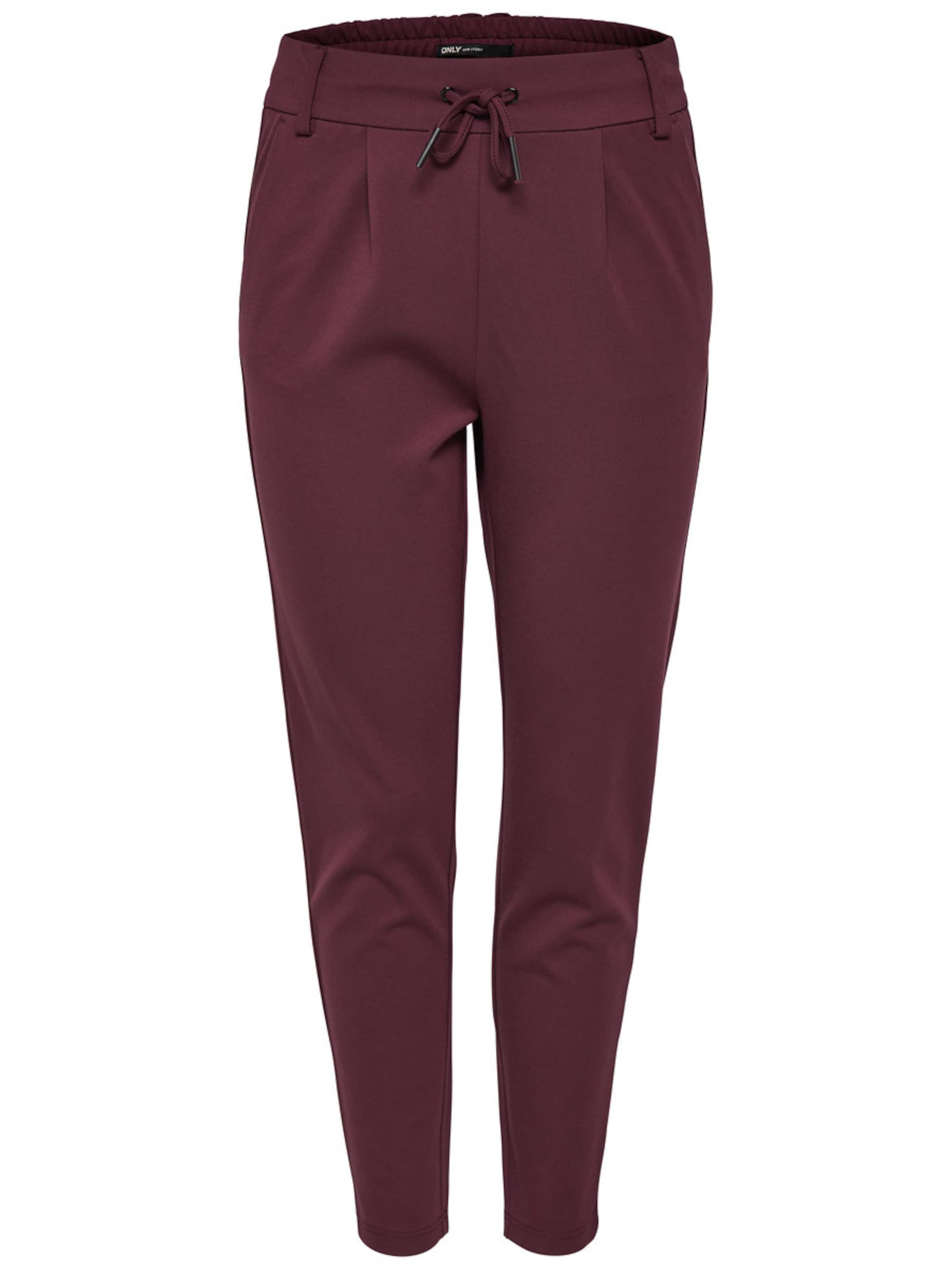 ONLY Брюки Slim fit с защипами спереди 'Poptrash' в цвете Wine Red
ONLY Брюки Slim fit с защипами спереди 'Poptrash' в цвете Wine Red