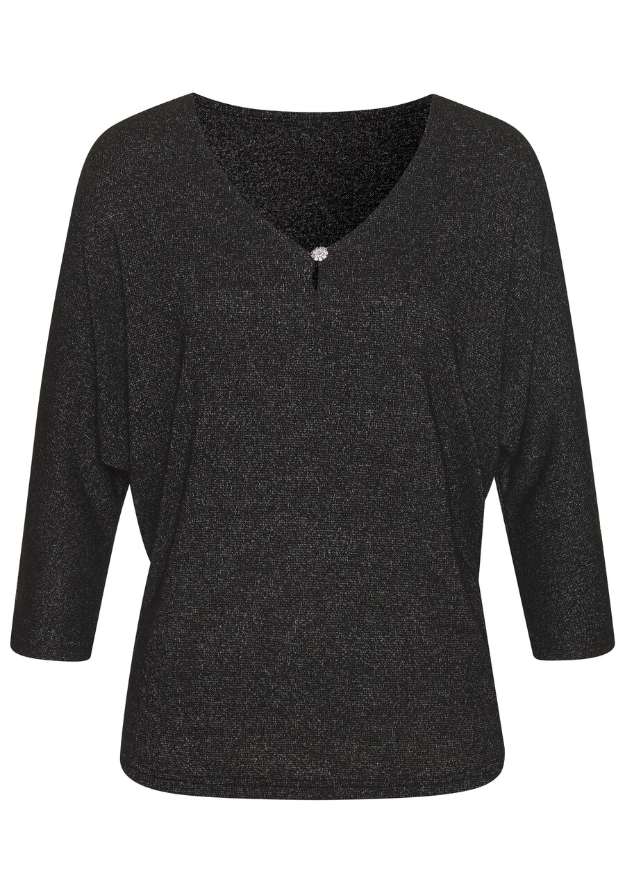 Рубашка LASCANA, черный
Рубашка LASCANA, черный