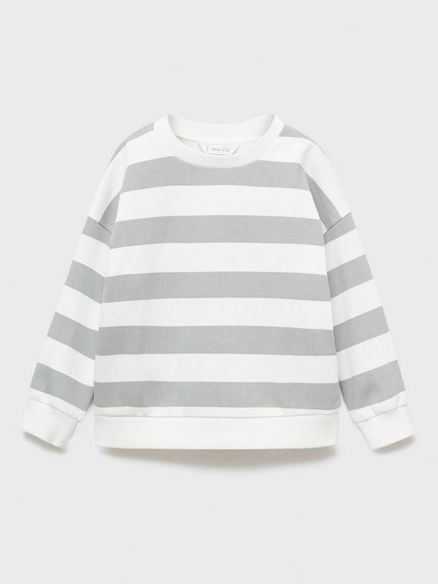 Детский свитшот Rays с длинными рукавами и круглым вырезом из хлопка в полоску Mango, Grey
Детский свитшот Rays с длинными рукавами и круглым вырезом из хлопка в полоску Mango, Grey