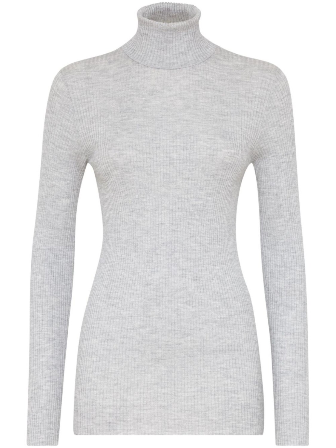 Brunello Cucinelli джемпер в рубчик с высоким воротником, серый
Brunello Cucinelli джемпер в рубчик с высоким воротником, серый