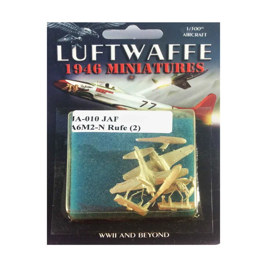 Nakajima A6M2-N Rufe - Гидросамолет, Luftwaffe 1946 Miniatures - Japan (1:300)
Nakajima A6M2-N Rufe - Гидросамолет, Luftwaffe 1946 Miniatures - Japan (1:300)