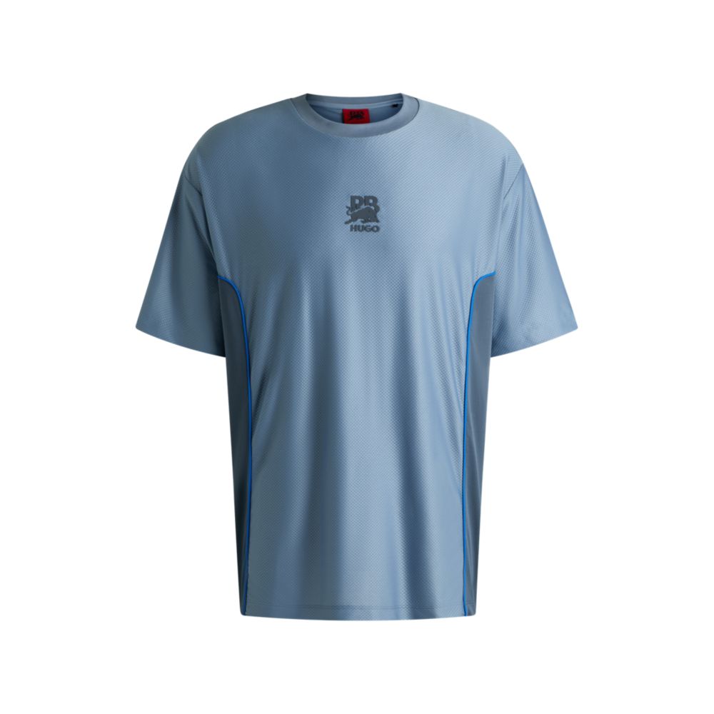 Футболка HUGO x RB из структурированного джерси с кантом, синий
Футболка HUGO x RB из структурированного джерси с кантом, синий