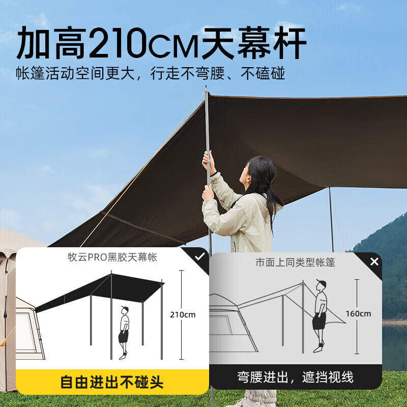 Camel (Camel) уличная виниловая палатка с навесом для кемпинга, портативная защита от солнца и дождя, кемпинговое оборудование для пикника в парке B631
Camel (Camel) уличная виниловая палатка с навесом для кемпинга, портативная защита от солнца и дождя, кемпинговое оборудование для пикника в парке B631