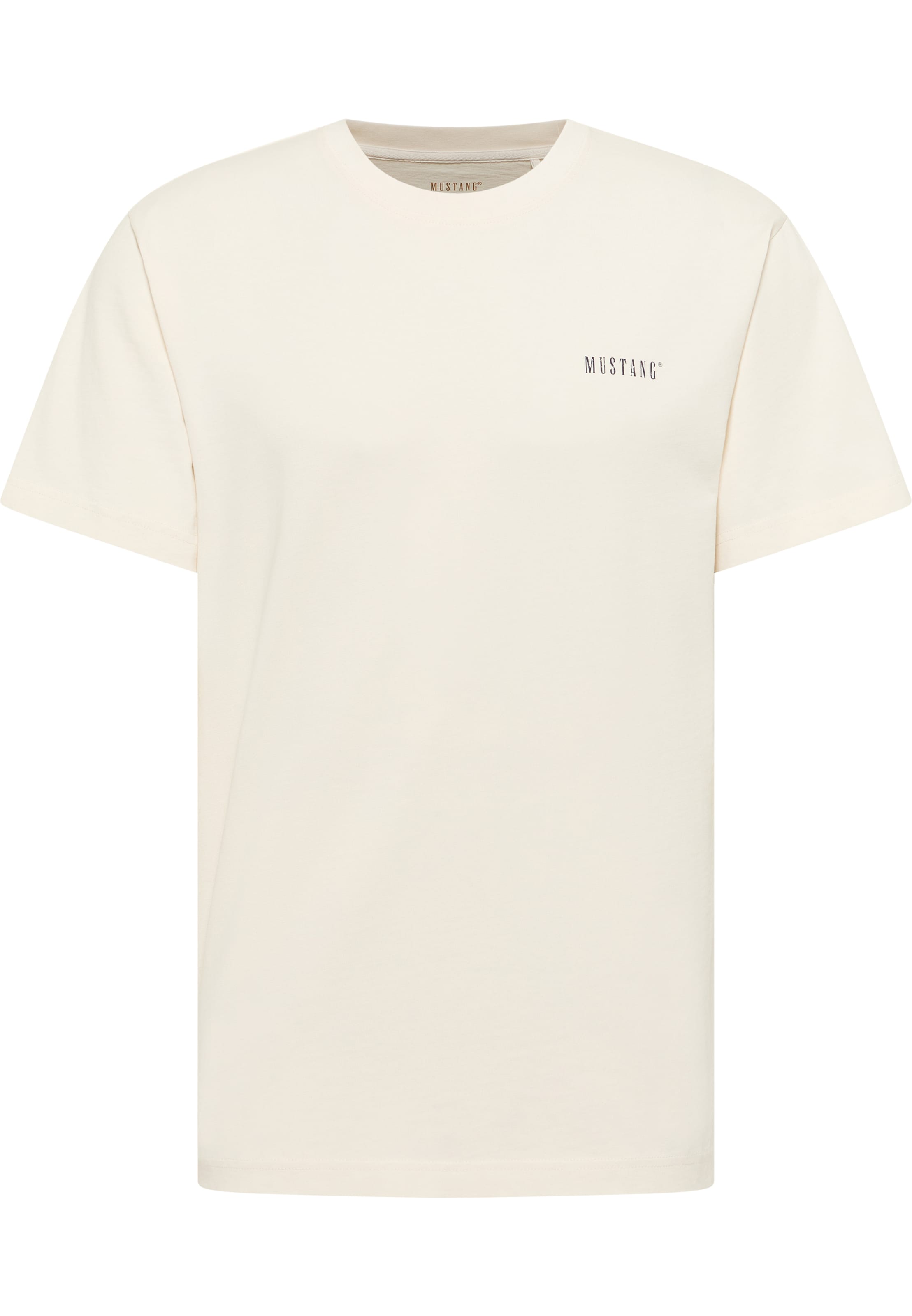 MUSTANG Футболка 'Akron' в цвете Off White
MUSTANG Футболка 'Akron' в цвете Off White