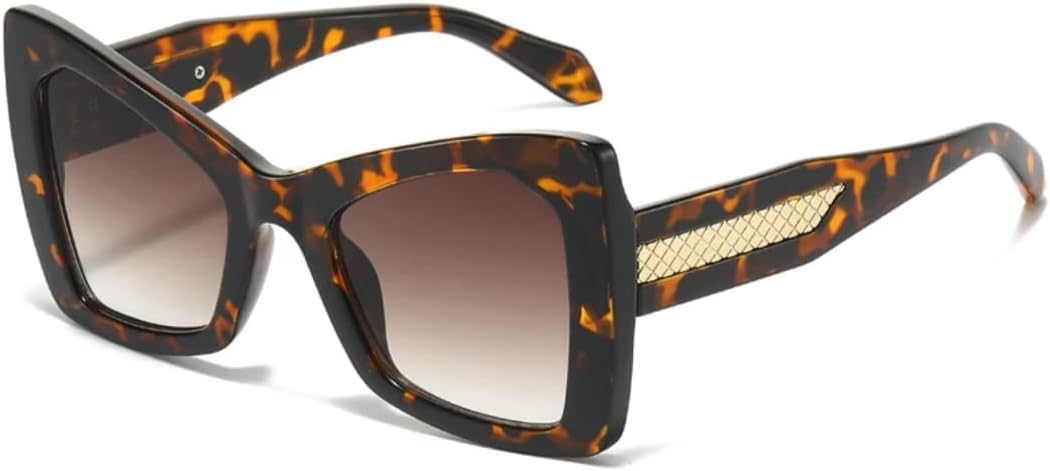 Большие двухцветные солнцезащитные очки для женщин и мужчин в стиле ретро с градиентными линзами и защитой от УФ-излучения UV400 (цвет «леопардовый чай») TVTBBVV, Leopard Tea
Большие двухцветные солнцезащитные очки для женщин и мужчин в стиле ретро с градиентными линзами и защитой от УФ-излучения UV400 (цвет «леопардовый чай») TVTBBVV, Leopard Tea