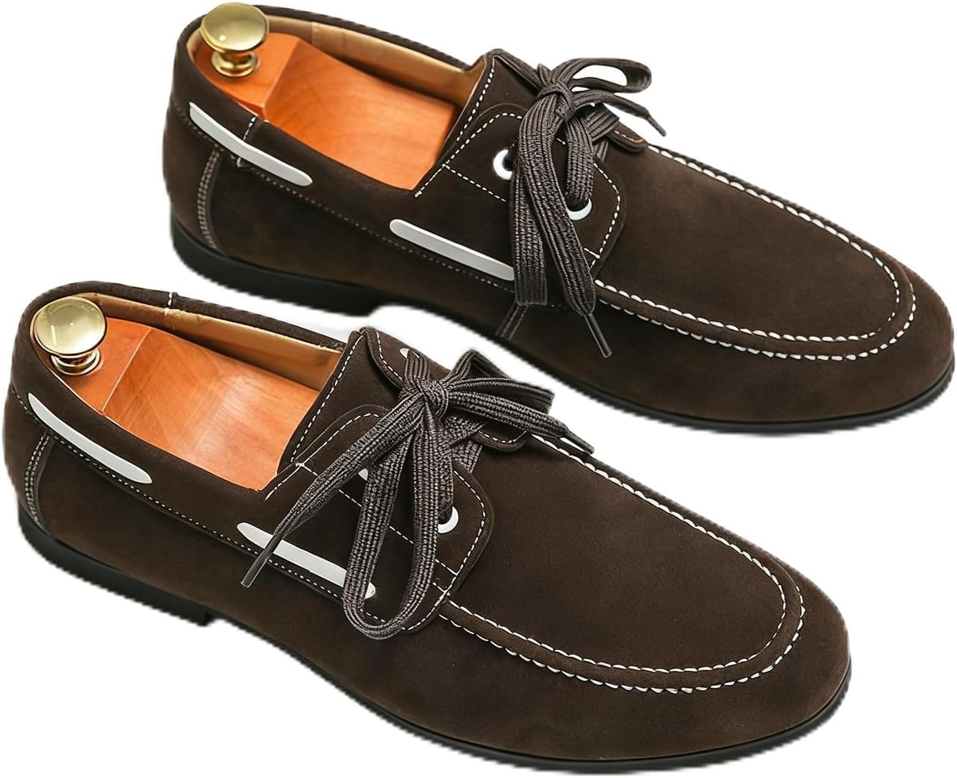 Мужские мокасины OXNEUHG из натуральной кожи, шнуровка, пенни-лоферы, модные замшевые, с круглым носком, плоские, легкие и удобные, стильные лодочные туфли, коричневый
Мужские мокасины OXNEUHG из натуральной кожи, шнуровка, пенни-лоферы, модные замшевые, с круглым носком, плоские, легкие и удобные, стильные лодочные туфли, коричневый