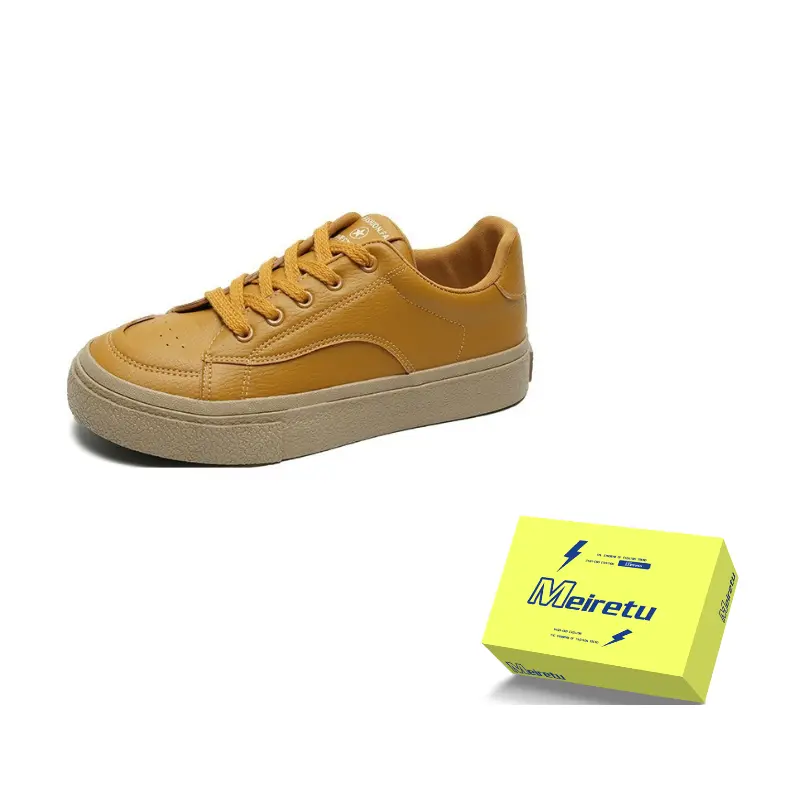 Meiretu Антискользящие износостойкие низкие скейтерские кроссовки мужские - желто-коричневые, цвет Yellow Brown
Meiretu Антискользящие износостойкие низкие скейтерские кроссовки мужские - желто-коричневые, цвет Yellow Brown