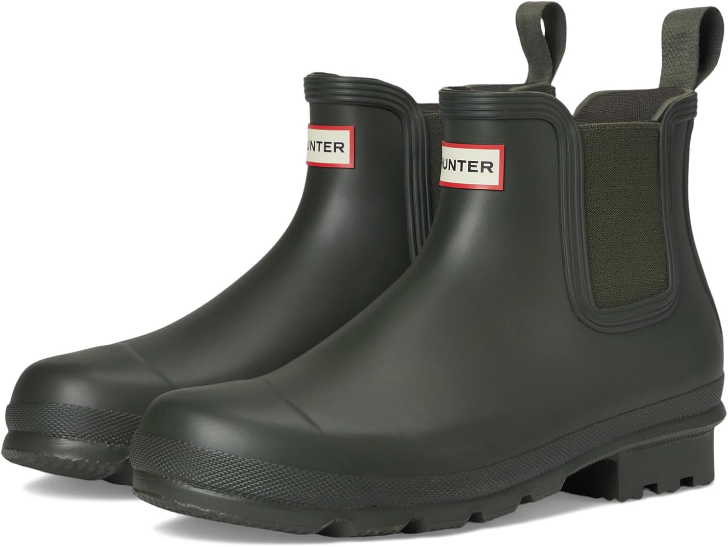 Мужские ботинки челси Hunter Original резиновые, темно-зеленый
Мужские ботинки челси Hunter Original резиновые, темно-зеленый