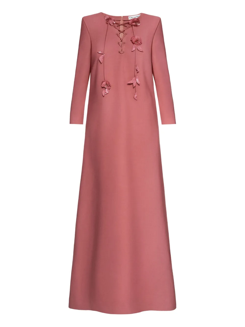 Платье макси со шнуровкой и цветочным принтом Oscar de la Renta, розовый
Платье макси со шнуровкой и цветочным принтом Oscar de la Renta, розовый