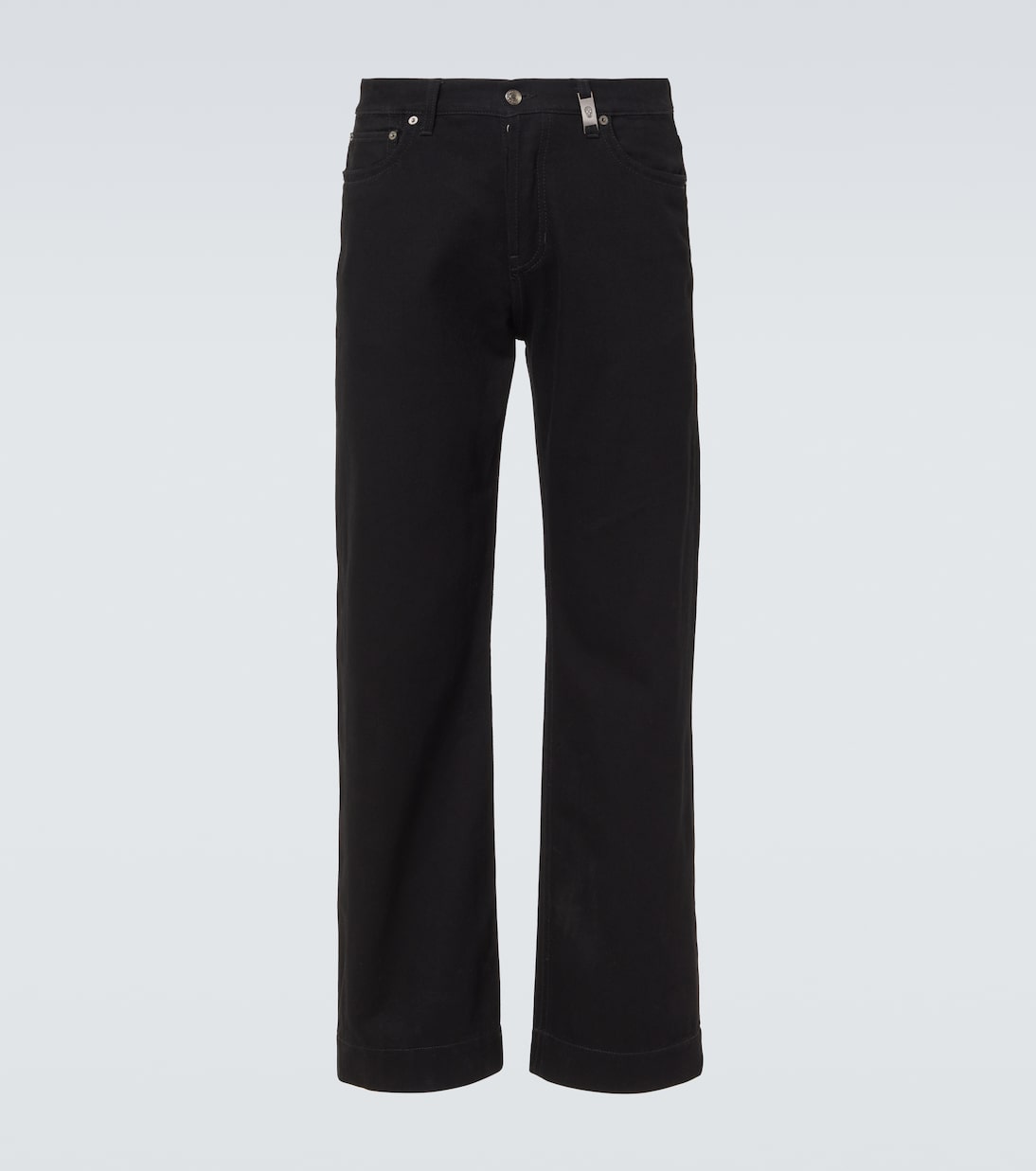 Широкие джинсы McQueen, черный
Широкие джинсы McQueen, черный