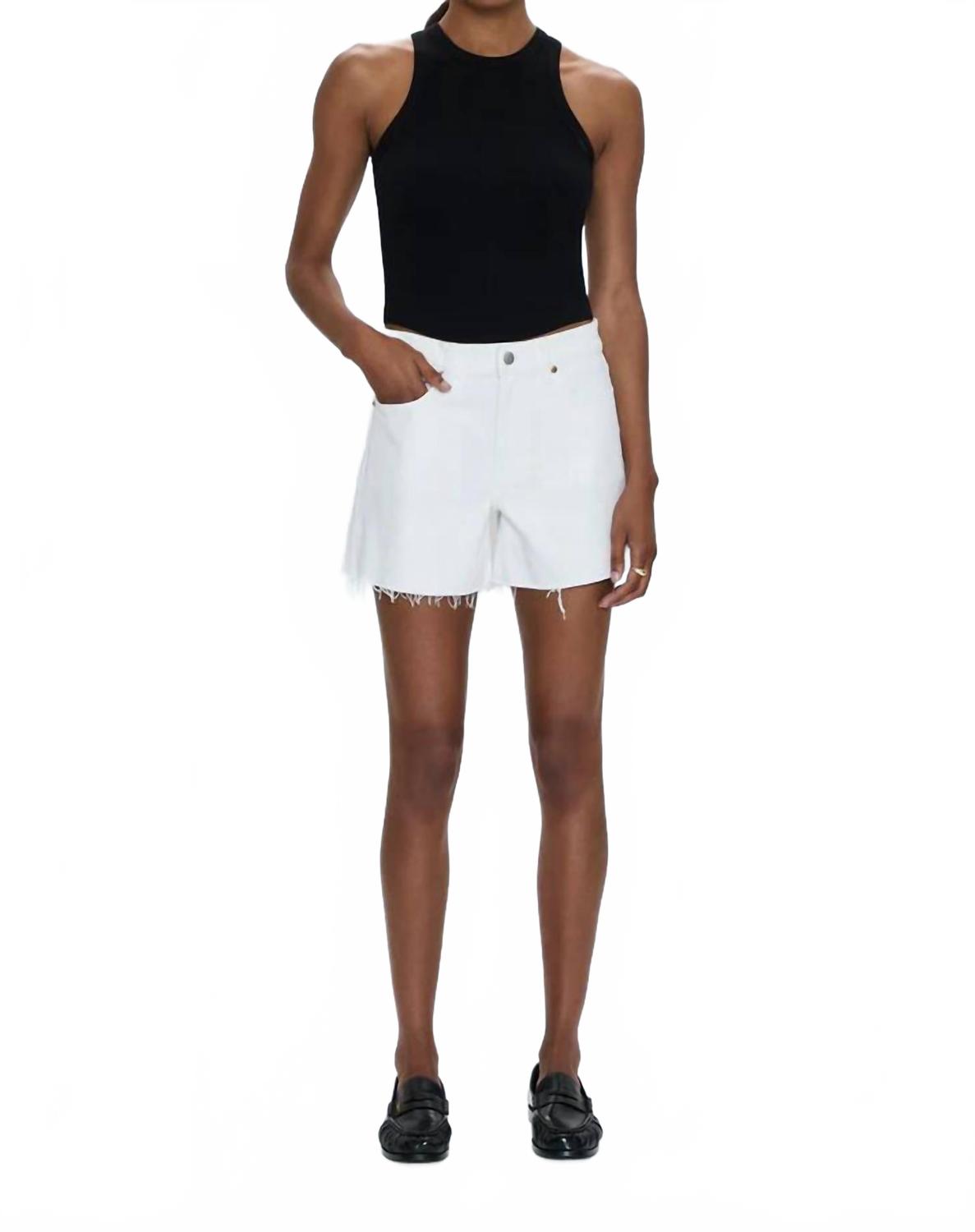 Кеннеди Расслабленные шорты белые PISTOLA
Кеннеди Расслабленные шорты белые PISTOLA