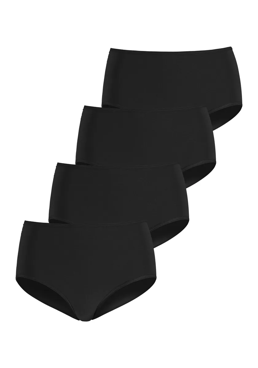 Трусики LASCANA (4 шт.) из эластичного хлопка, черный
Трусики LASCANA (4 шт.) из эластичного хлопка, черный