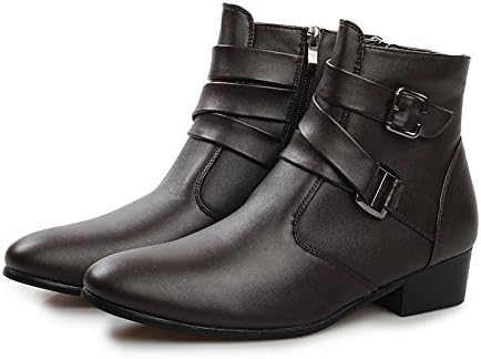 Мужские ботинки с низким кубинским каблуком, панк, с молнией, классические ботинки до щиколотки, оксфорды Waolsu, коричневый
Мужские ботинки с низким кубинским каблуком, панк, с молнией, классические ботинки до щиколотки, оксфорды Waolsu, коричневый