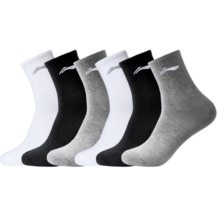 Мужские носки до середины икры 6 пар LINING, черный/белый/серый
Мужские носки до середины икры 6 пар LINING, черный/белый/серый