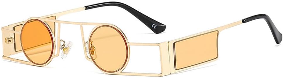 Панк-солнцезащитные очки для мужчин, винтажные женские ретро-солнцезащитные очки, уникальные металлические очки в стиле стимпанк, защита от ультрафиолета UV400 TKKTLLT, C5gold-yellow
Панк-солнцезащитные очки для мужчин, винтажные женские ретро-солнцезащитные очки, уникальные металлические очки в стиле стимпанк, защита от ультрафиолета UV400 TKKTLLT, C5gold-yellow