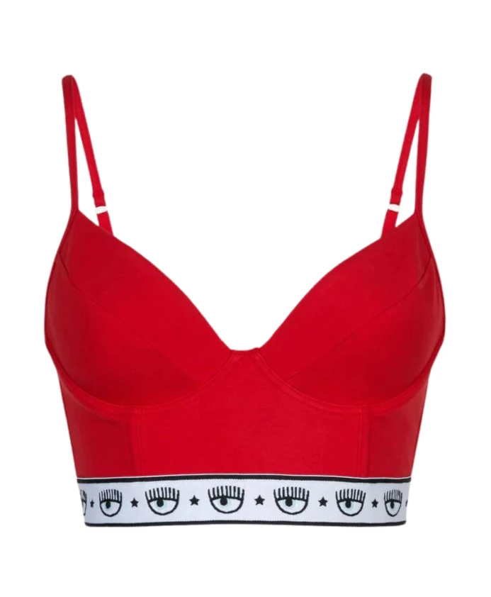 Красный бюстгальтер-топ с макси-лентой в стиле логомания. Chiara Ferragni Collection, красный
Красный бюстгальтер-топ с макси-лентой в стиле логомания. Chiara Ferragni Collection, красный