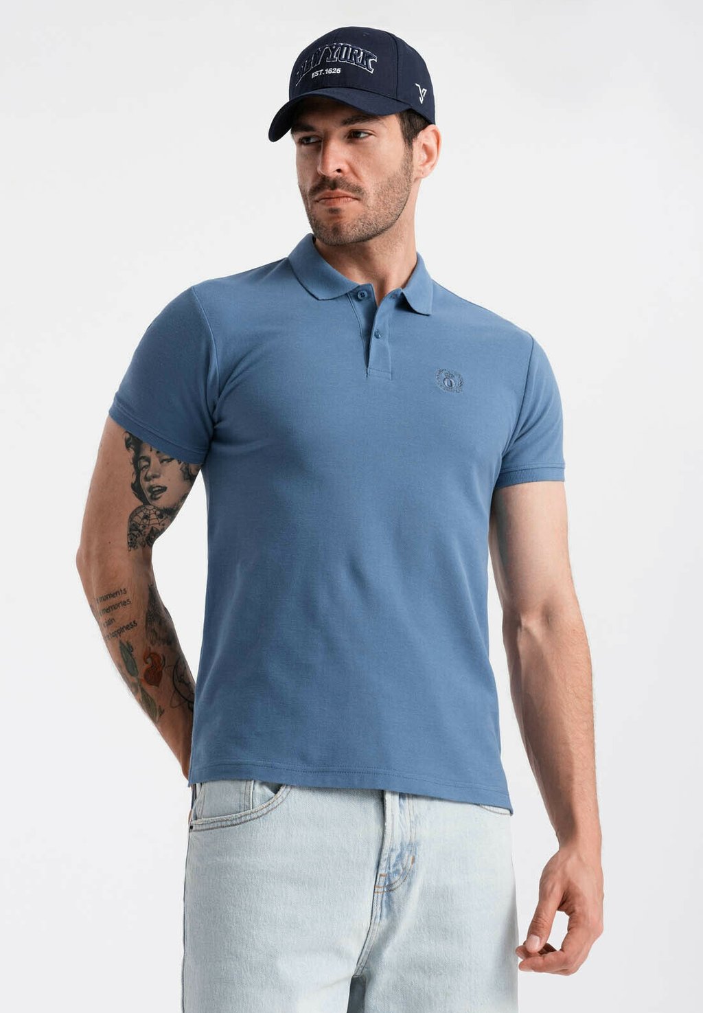 Поло Ombre, синий 
Поло Ombre, синий