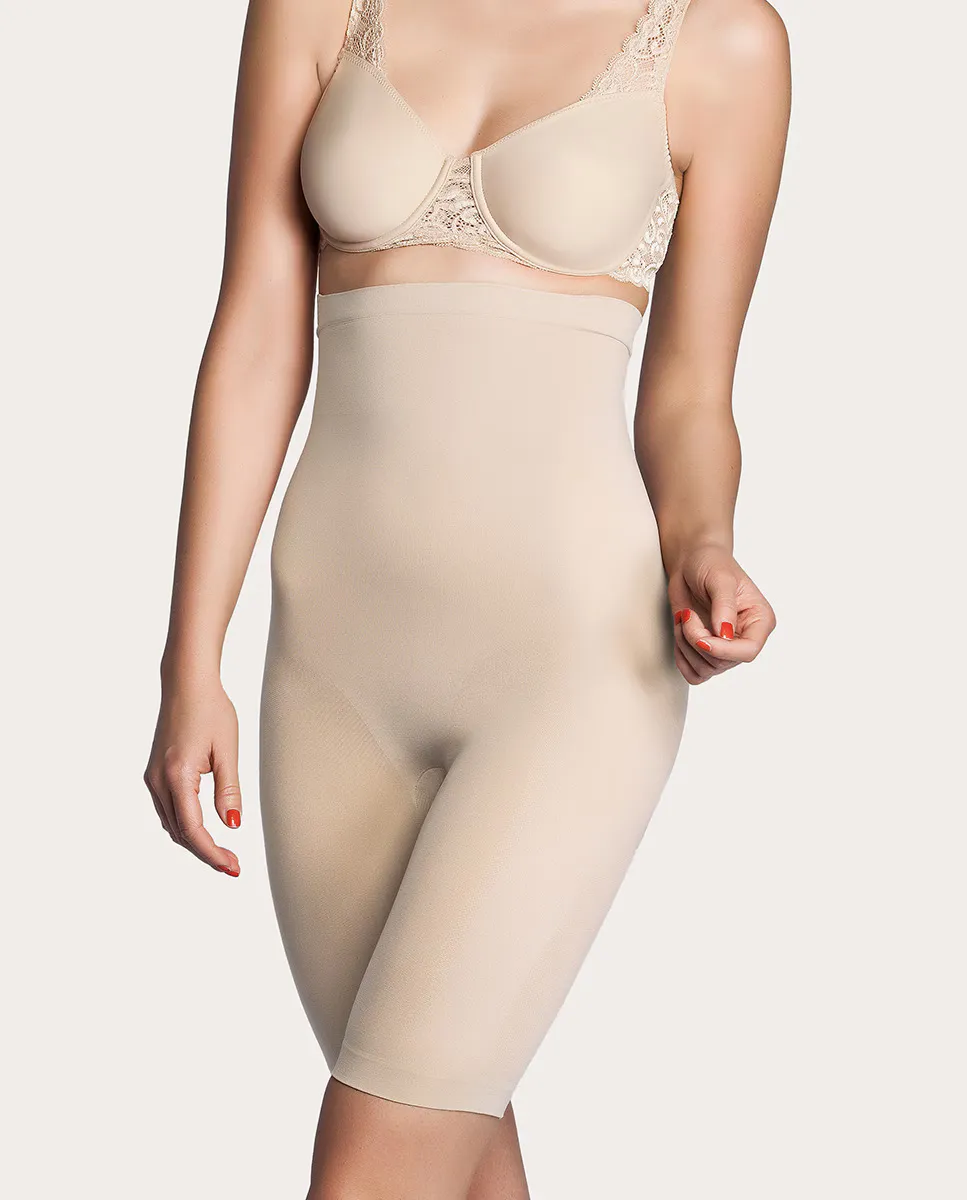 Трусики с высокой талией и ножкой MISS PERFECT, бежевый 
Трусики с высокой талией и ножкой MISS PERFECT, бежевый