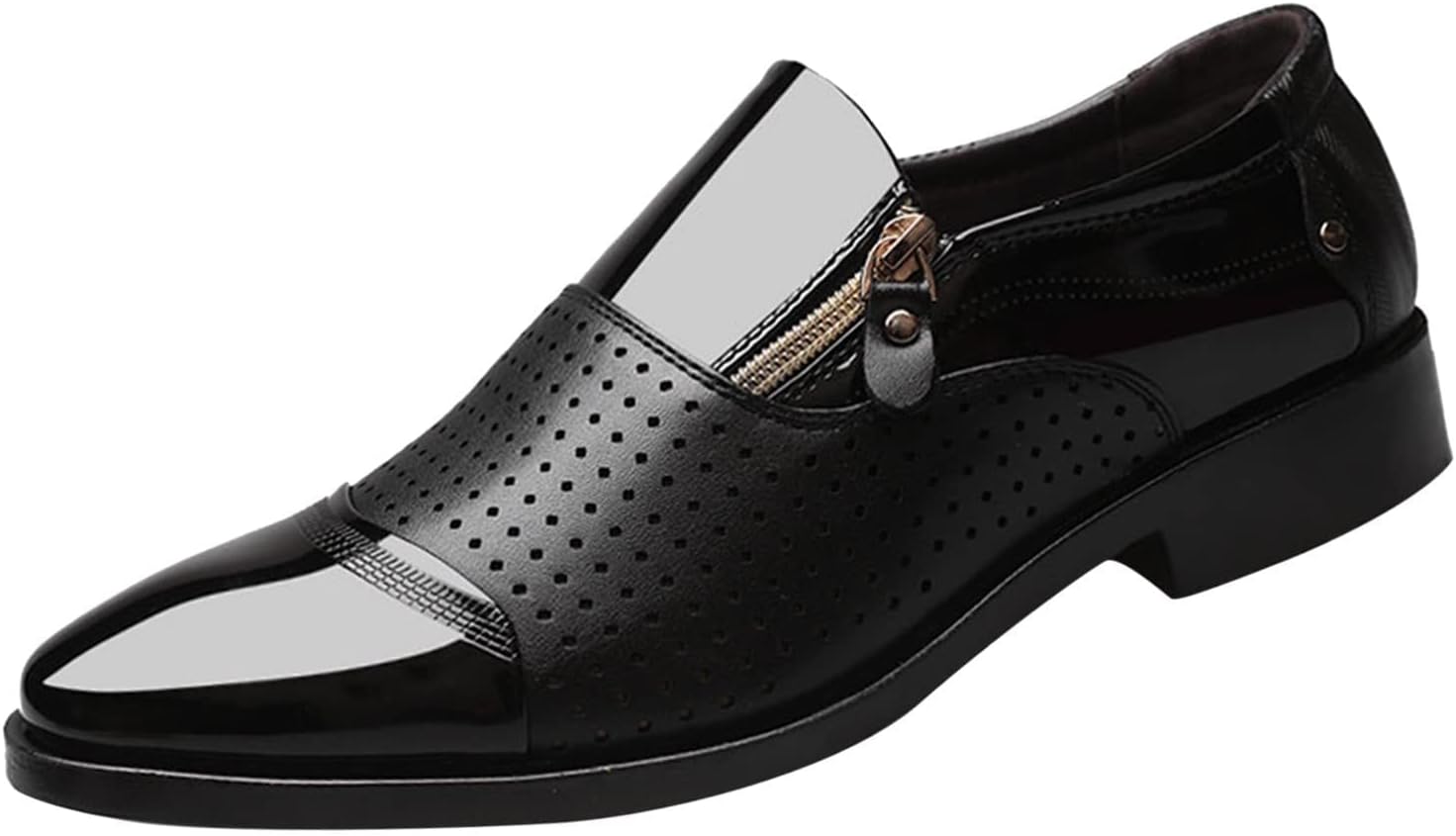 Мужские оксфорды HINDOLA, деловая обувь из кожи с противоскользящей подошвой, для повседневной носки, дышащие классические свадебные туфли, черный
Мужские оксфорды HINDOLA, деловая обувь из кожи с противоскользящей подошвой, для повседневной носки, дышащие классические свадебные туфли, черный