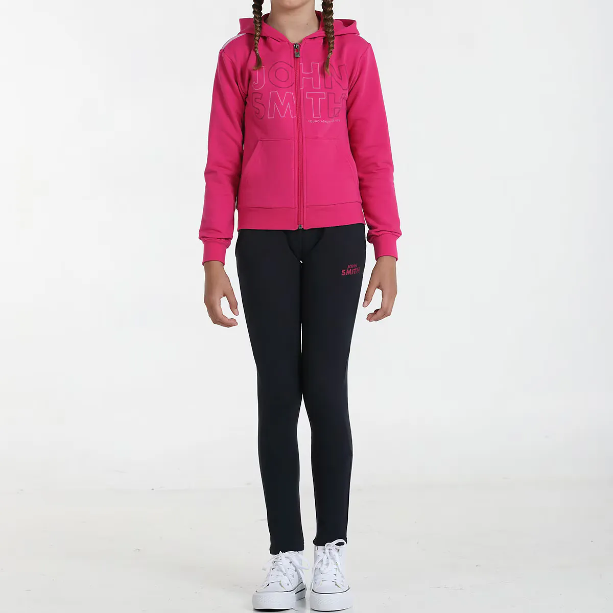 Спортивный костюм для девочек Binza John Smith, розовый 
Спортивный костюм для девочек Binza John Smith, розовый