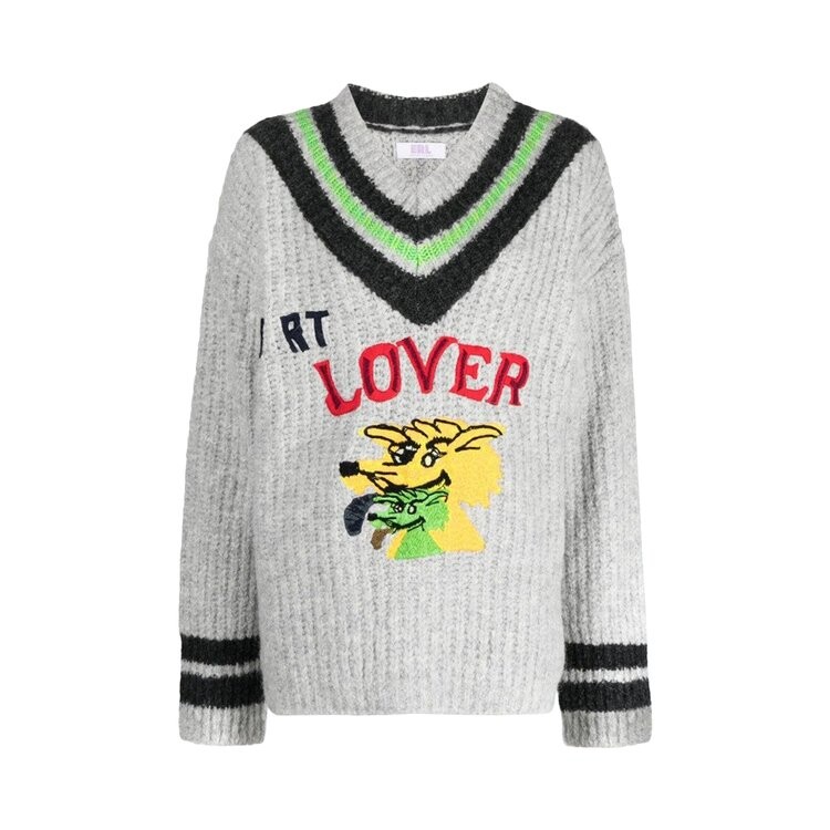 Джемпер ERL Hurt Lover Varsity V Neck Jumper, серый
Джемпер ERL Hurt Lover Varsity V Neck Jumper, серый